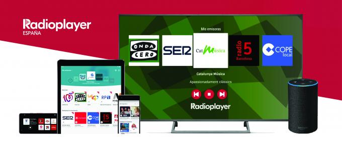 Radioplayer España en movil, television y alexa